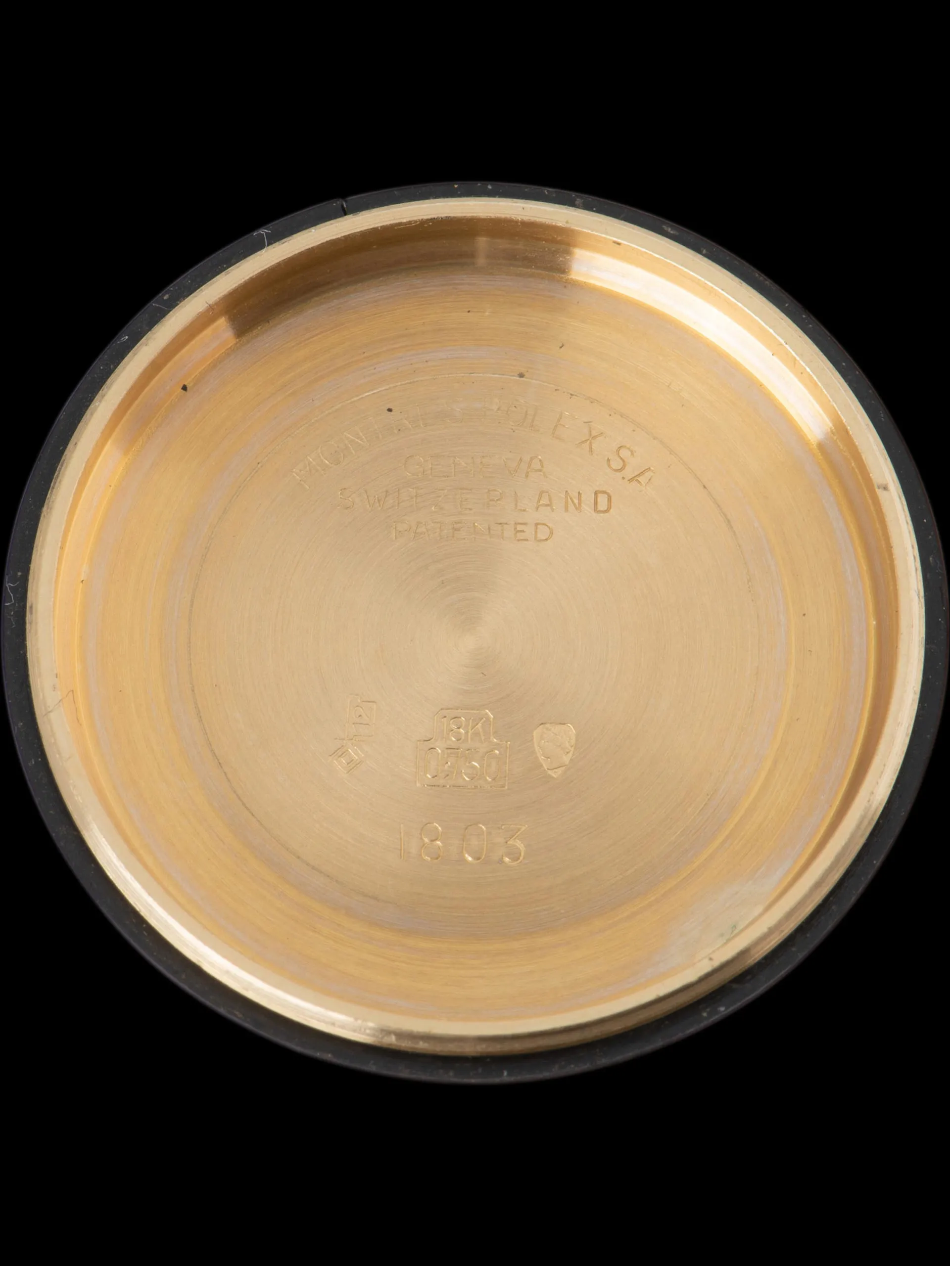 1969 Rolex Day-Date 18K YG (Ref. 1803) Non-Luminous "Doorstop" Dial