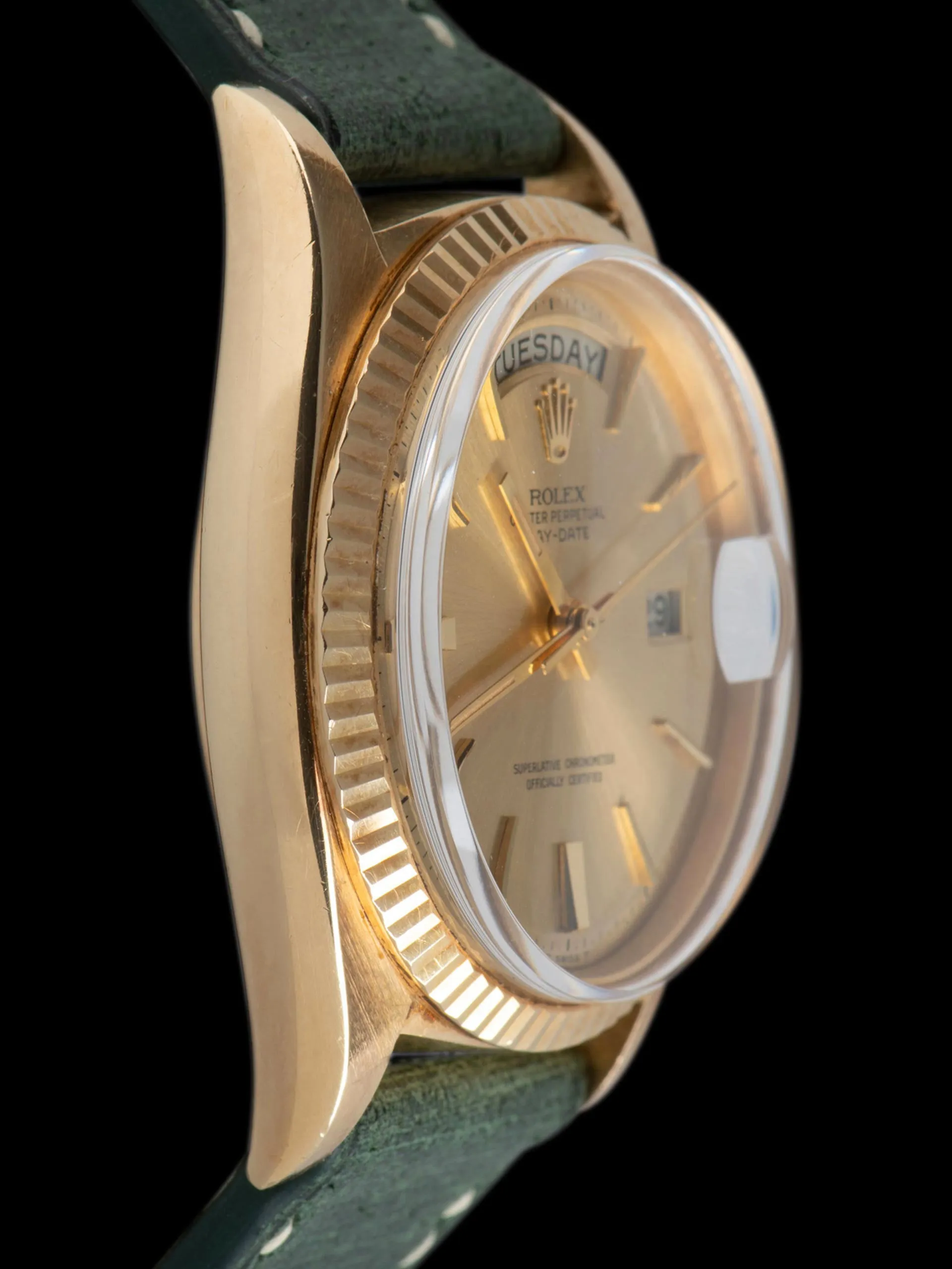 1969 Rolex Day-Date 18K YG (Ref. 1803) Non-Luminous "Doorstop" Dial