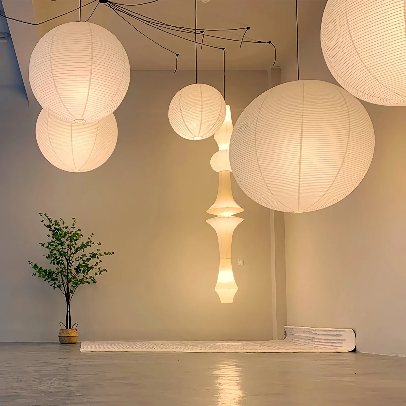 Akari A Pendant Swag Light