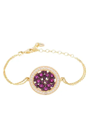 Arabian Nights Bracelet Ruby Gold