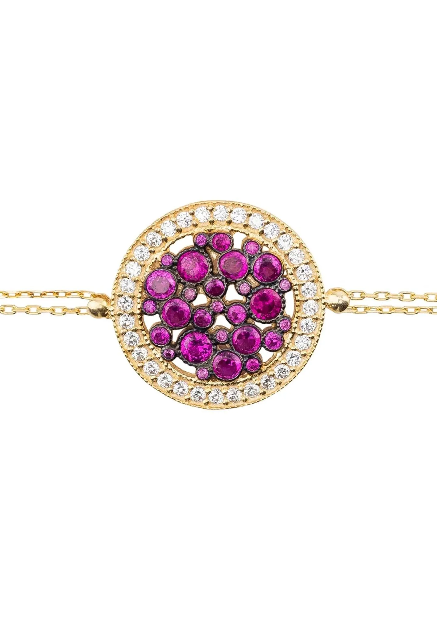 Arabian Nights Bracelet Ruby Gold
