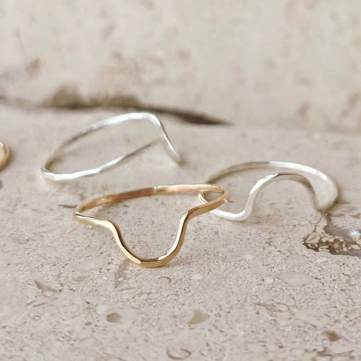 Arc Stacking Ring Gold Filled by Alex Ren