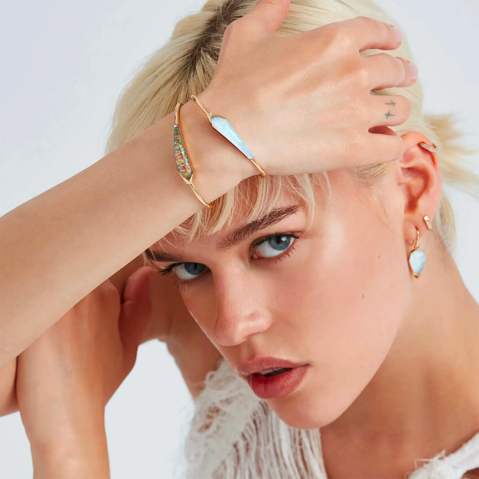 Crystal Haze Doublet Dipped Bangle