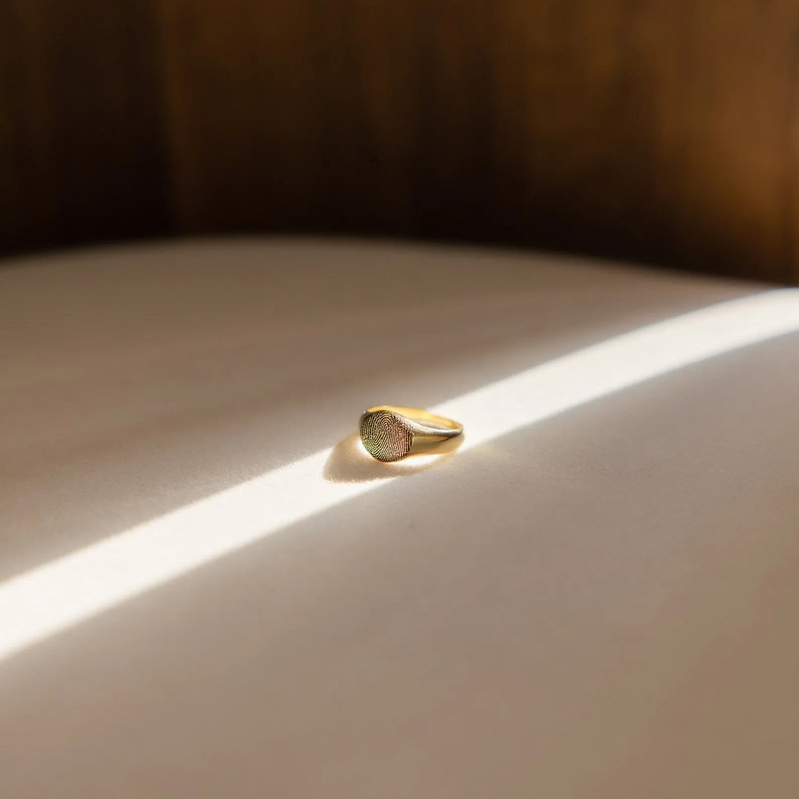 Fingerprint Signet Ring