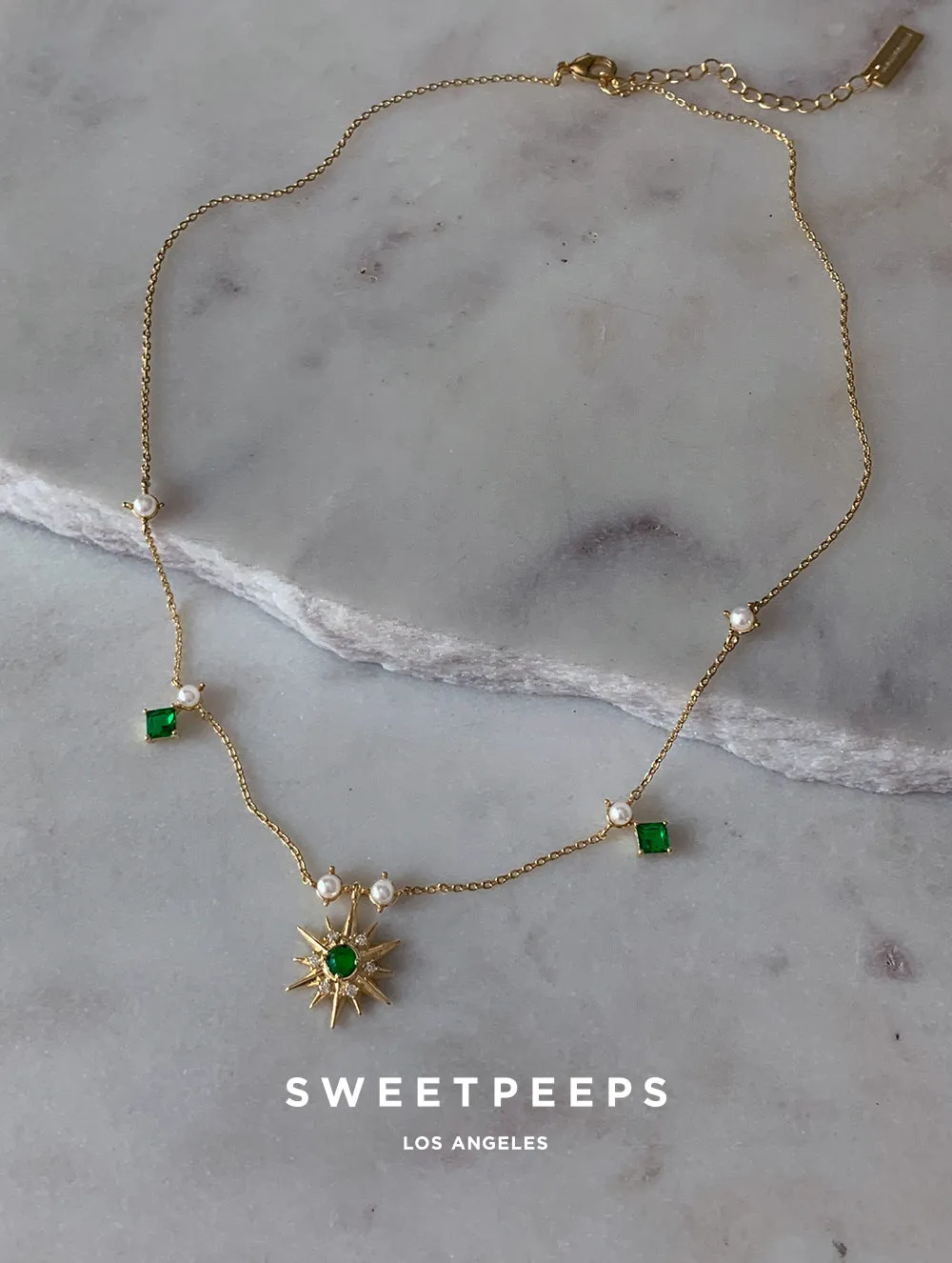Goddess Emerald Choker