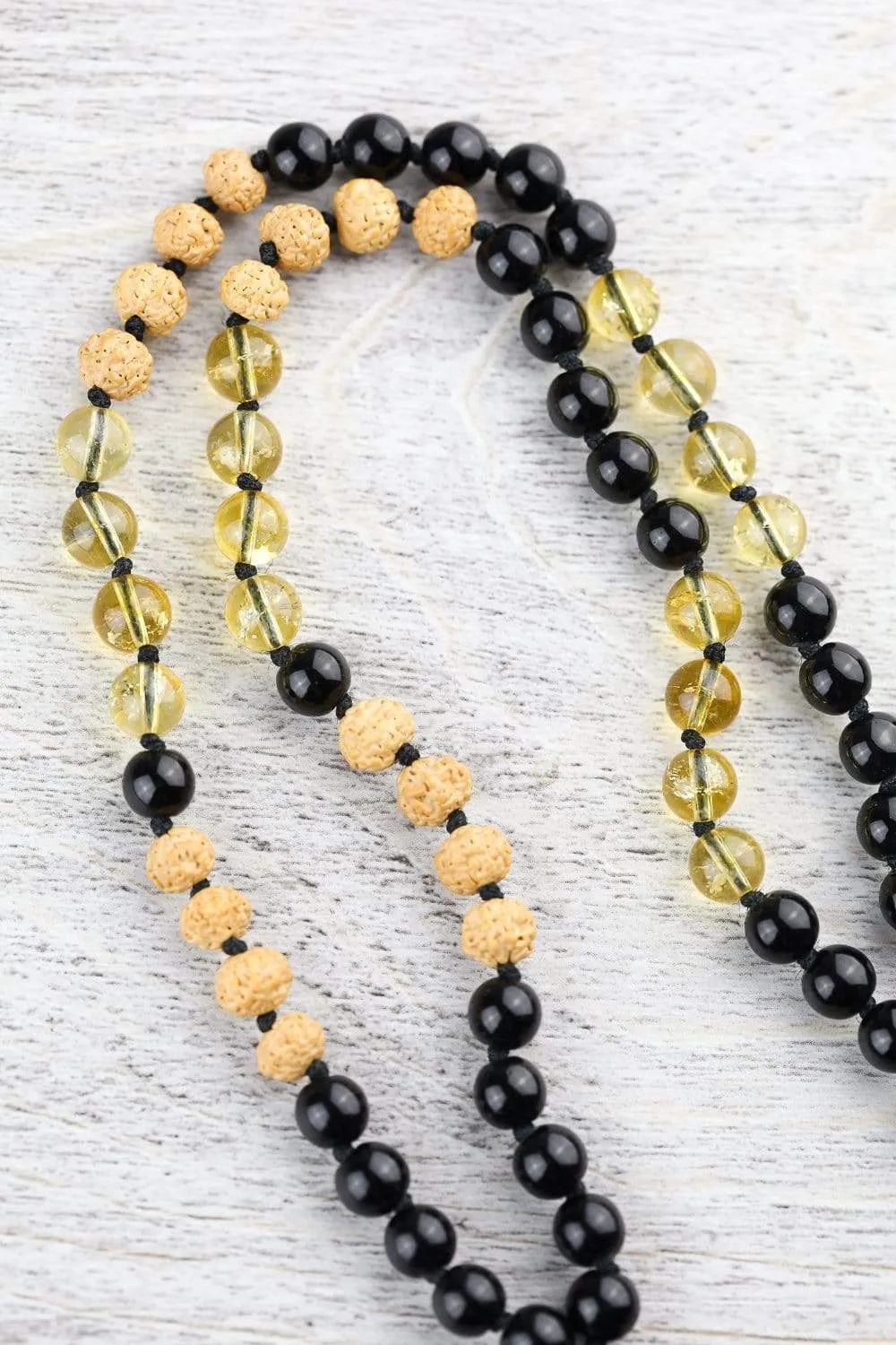 Golden Snow Lion Protection Mala