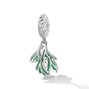 Green Leaf Charm