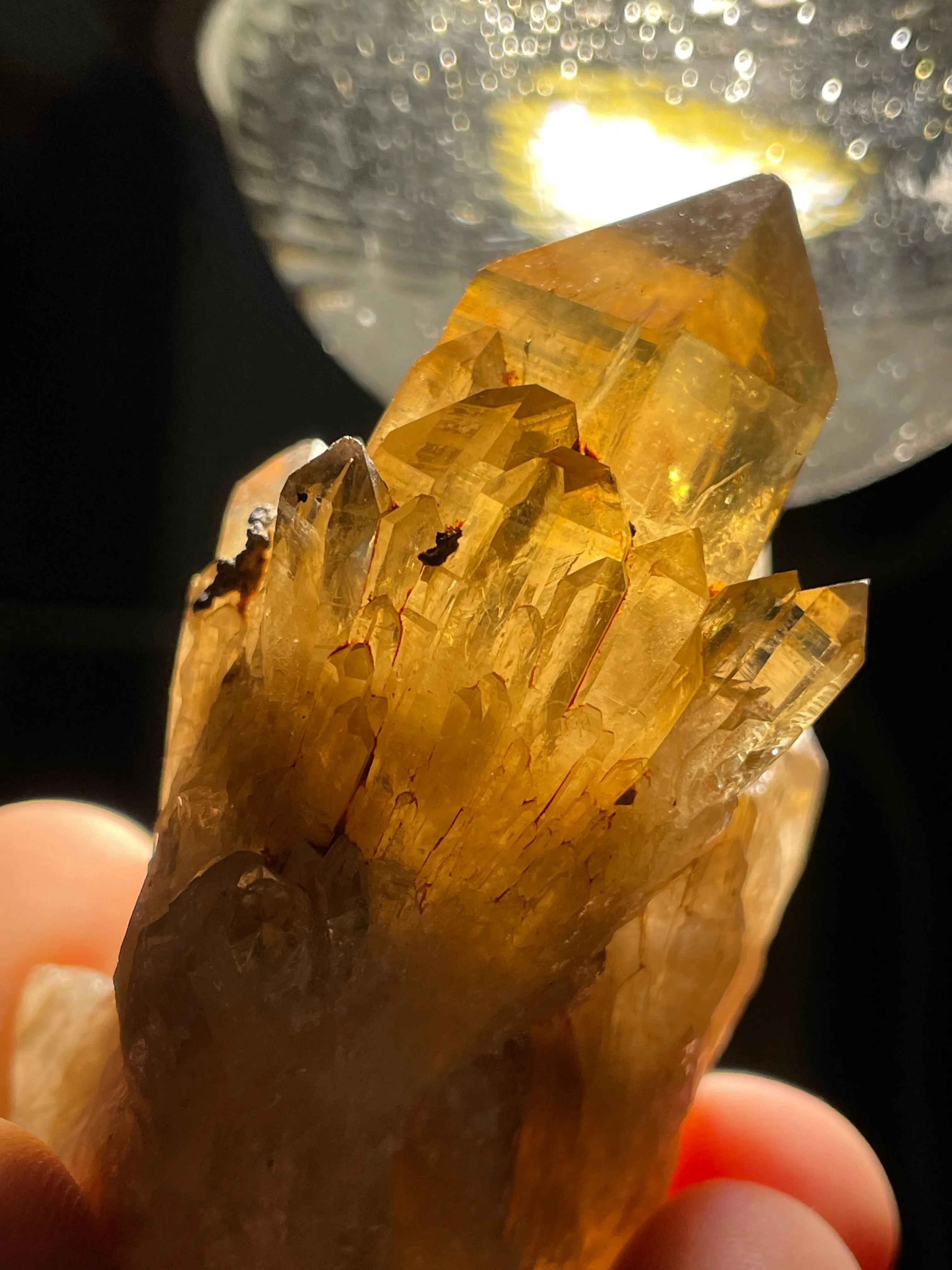 Kundalini Citrine Quartz Wholesale Flat 25 pieces, Congo Citrine, Natural Citrine from Lwena, Katanga, Democratic Republic of Congo.
