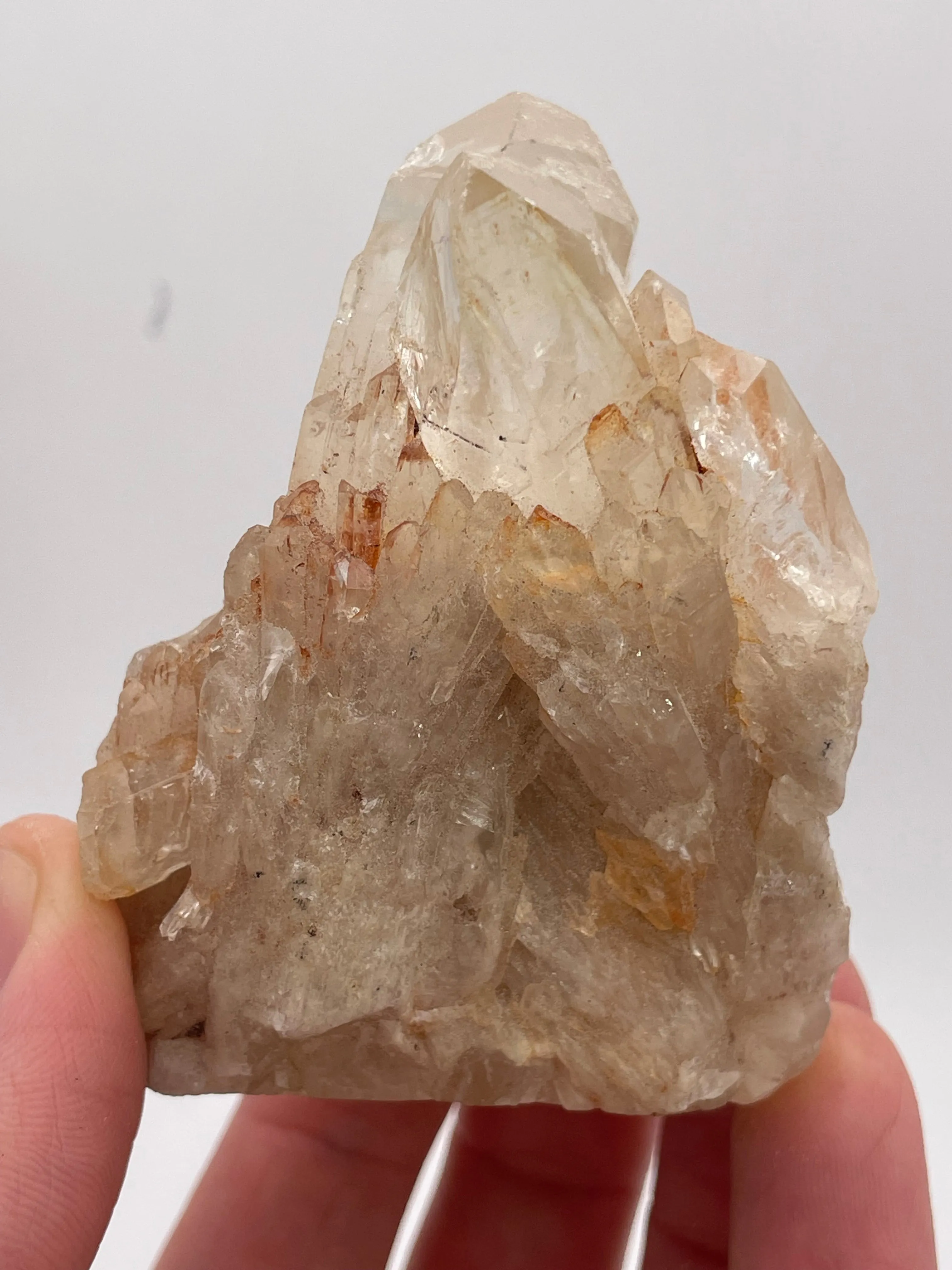 Kundalini citrine Quartz Wholesale Flat, 6 pieces of Natural Citrine, Lwena, Democratic Republic of Congo