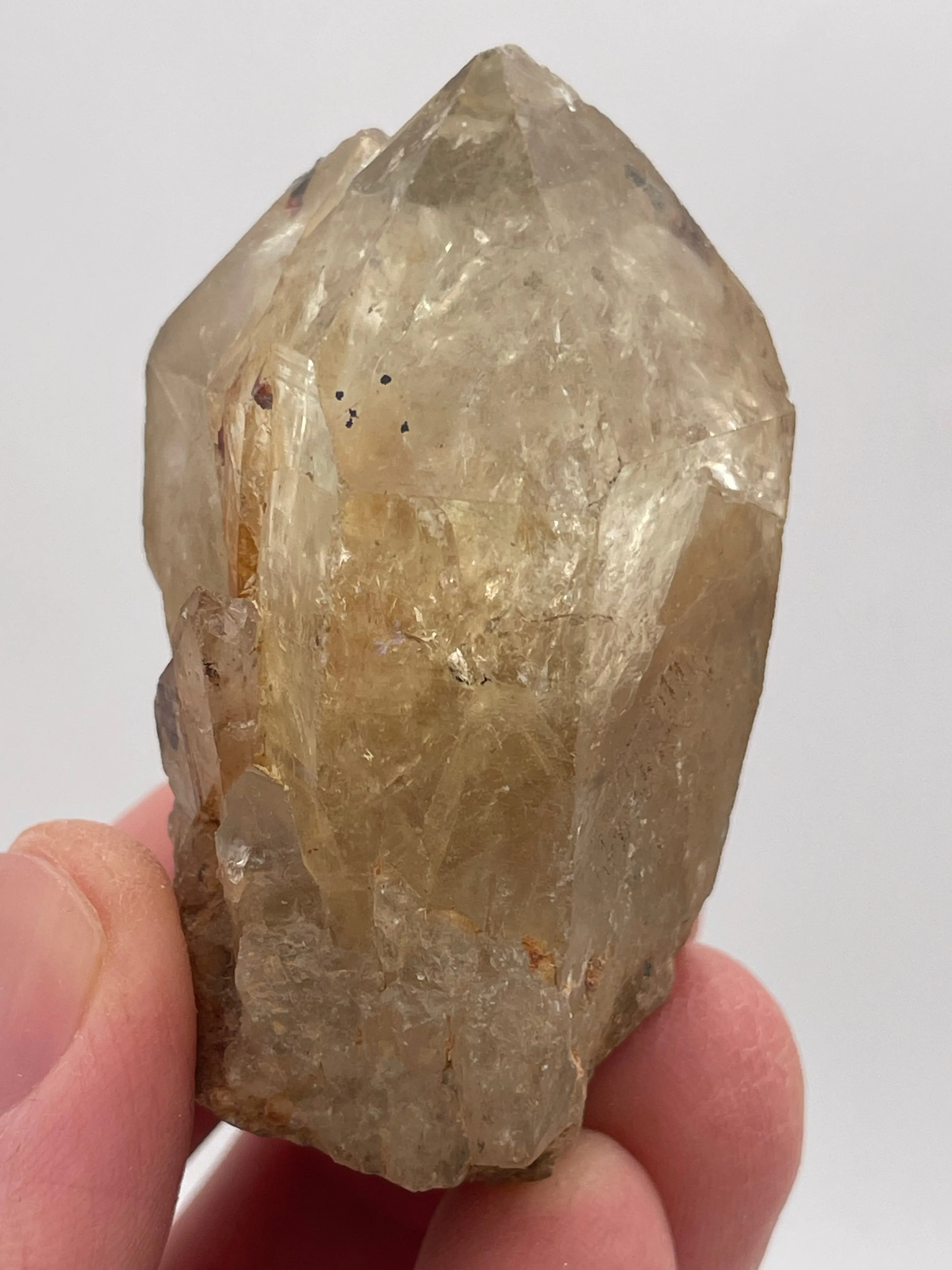 Kundalini citrine Quartz Wholesale Flat, 6 pieces of Natural Citrine, Lwena, Democratic Republic of Congo