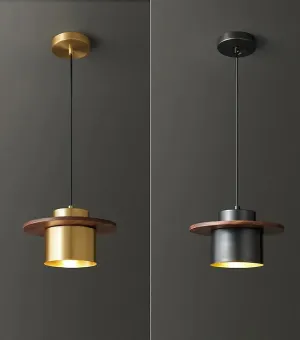 LED Modern Simple Brass Decorative Pendant Light