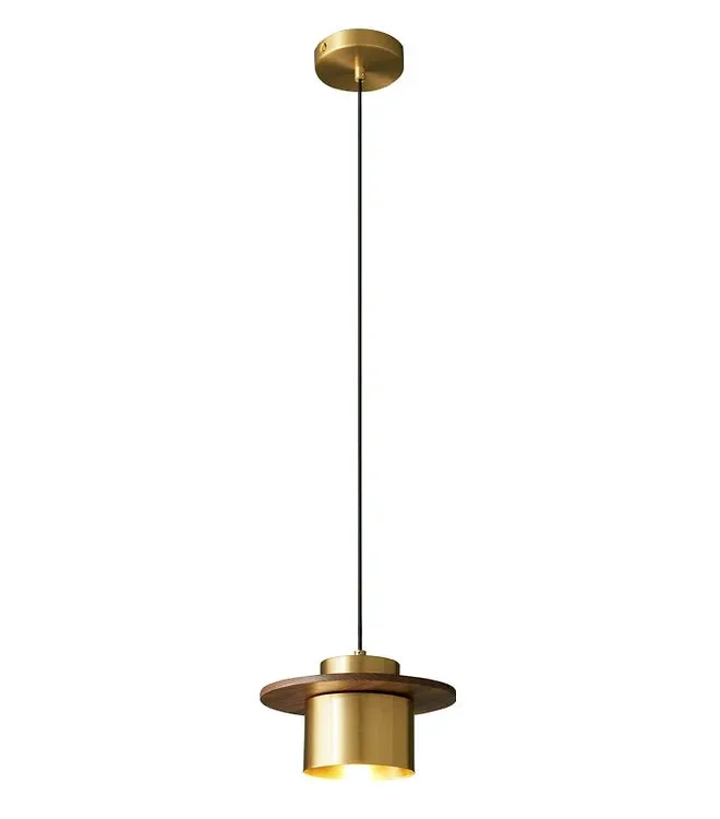 LED Modern Simple Brass Decorative Pendant Light