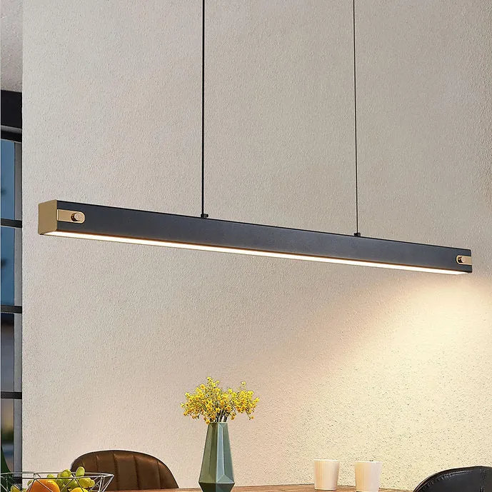 LED Simple Linear Office Pendant Light