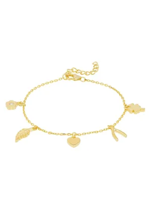 Lucky Charms Bracelet Gold