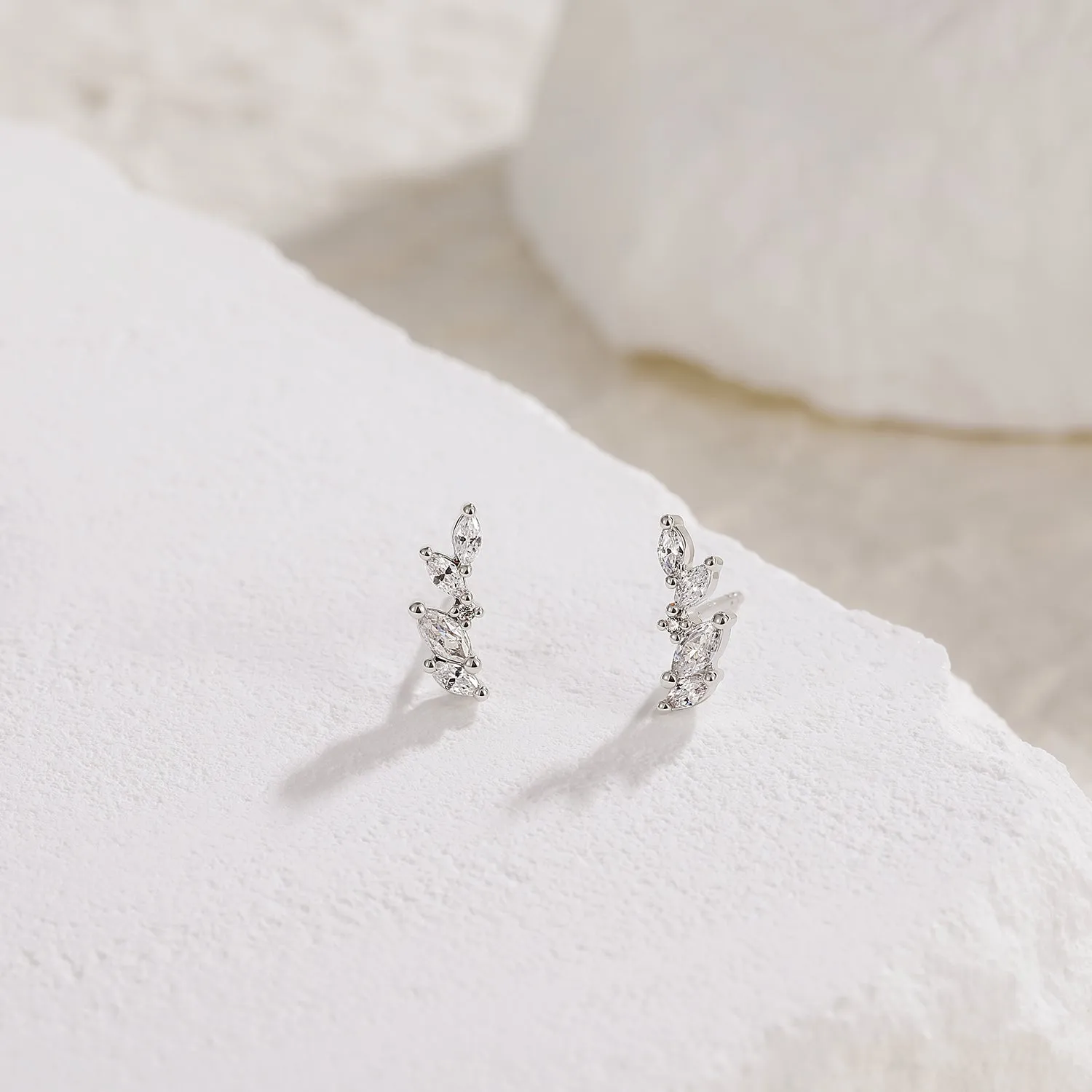 Luxury Gemstone Huggie Earrings