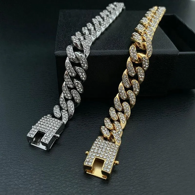 Men's High-Quality Zircon Bling Iced Out Bracelet
