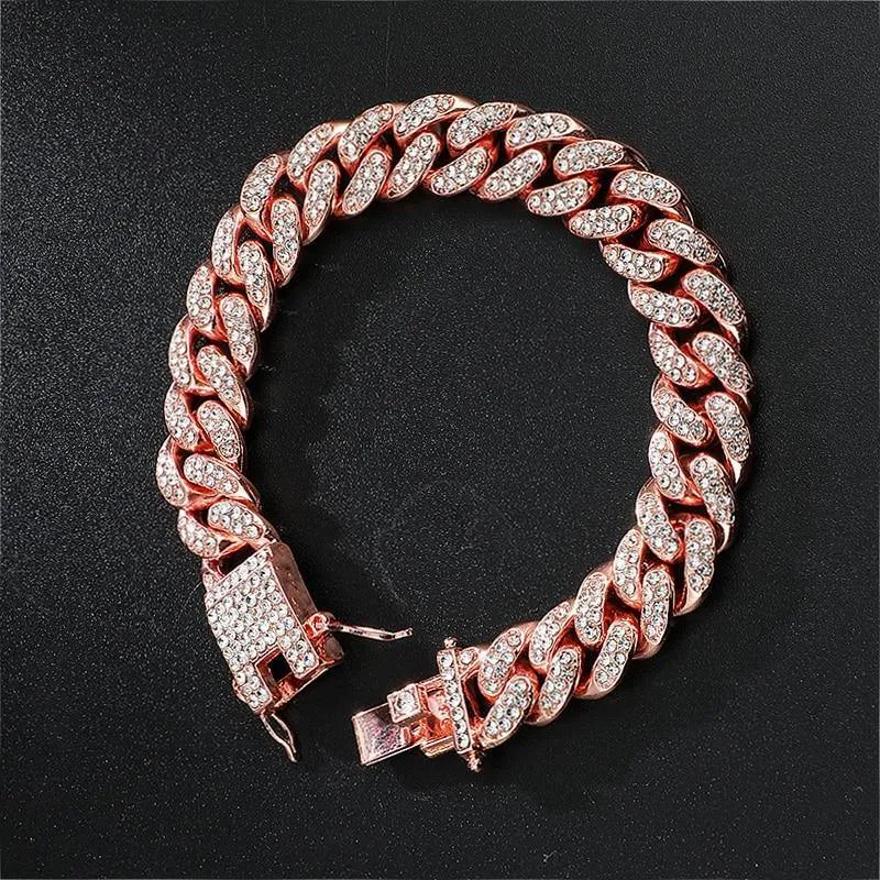 Men's High-Quality Zircon Bling Iced Out Bracelet