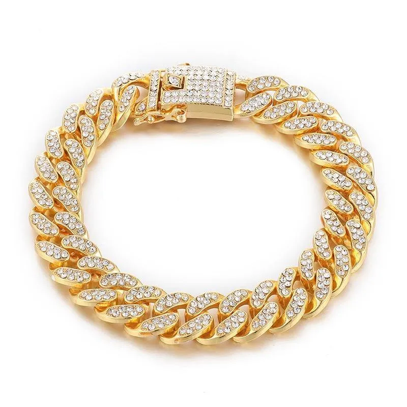 Men's High-Quality Zircon Bling Iced Out Bracelet