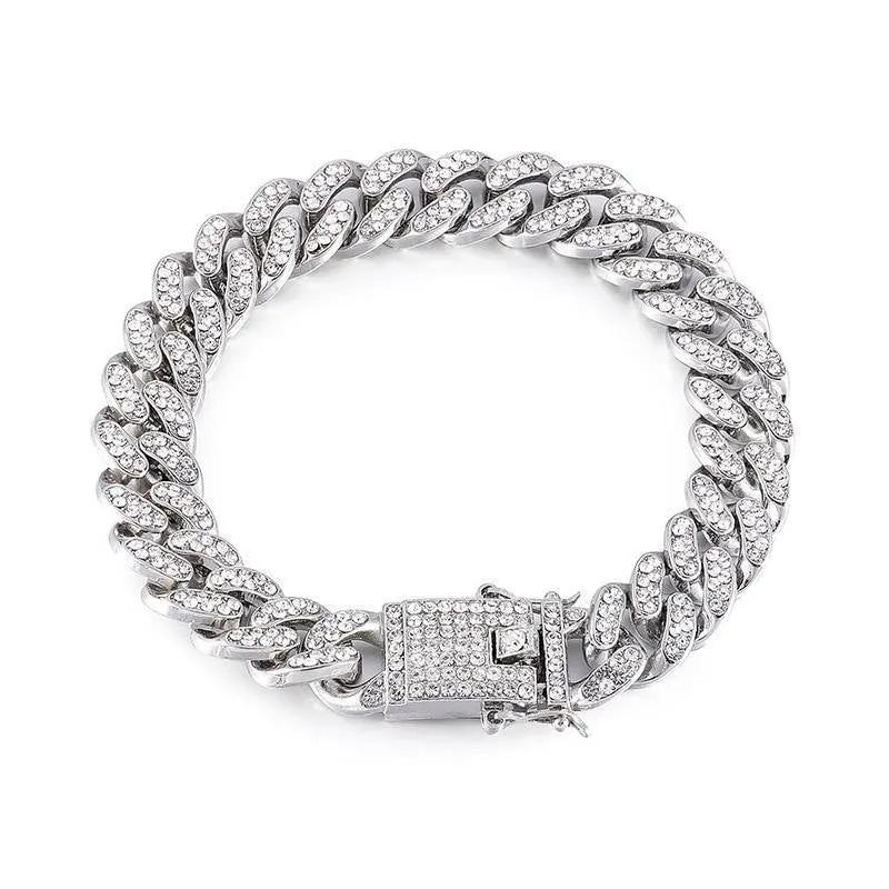 Men's High-Quality Zircon Bling Iced Out Bracelet