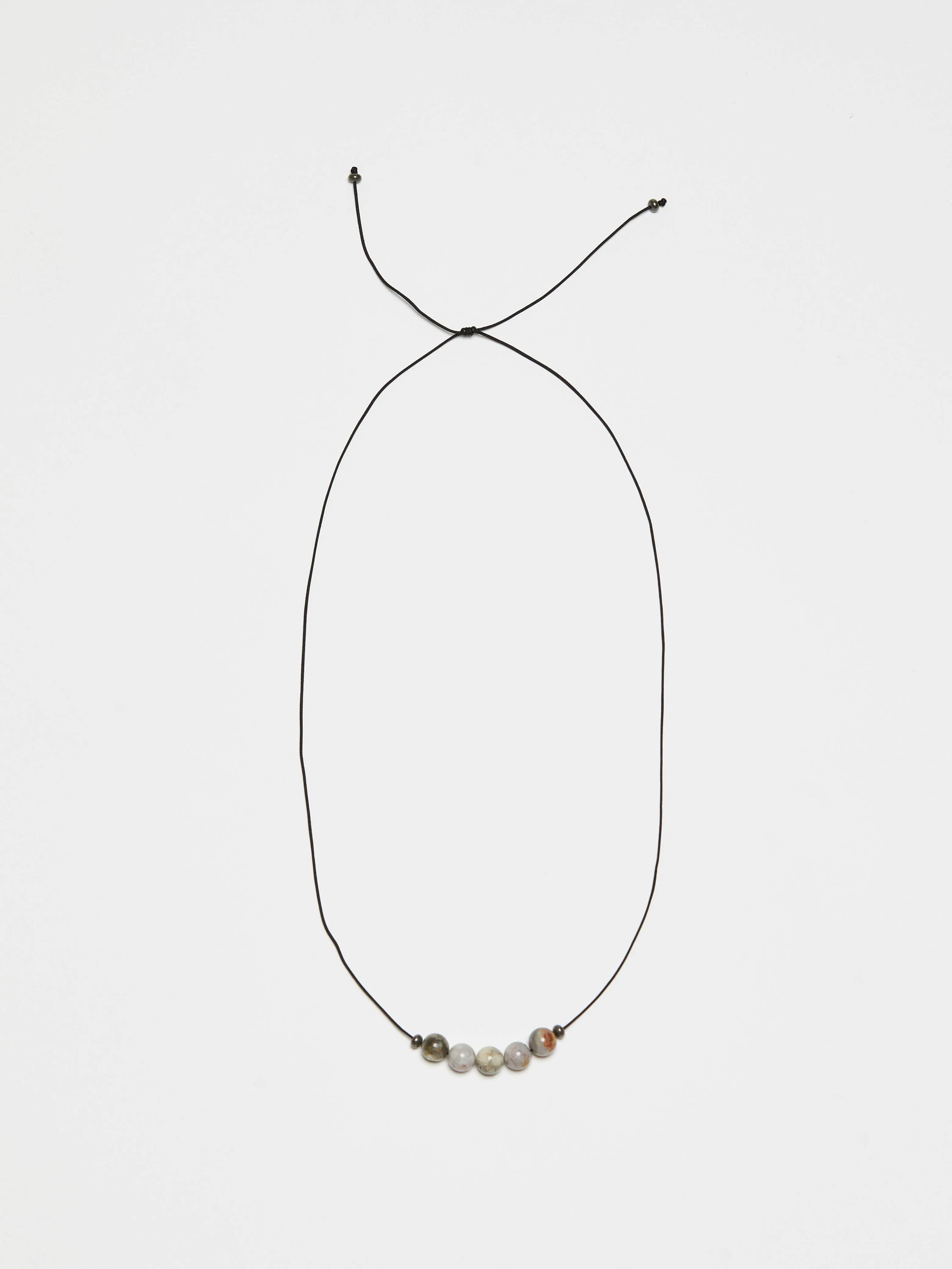Mini Agate Beaded Necklace