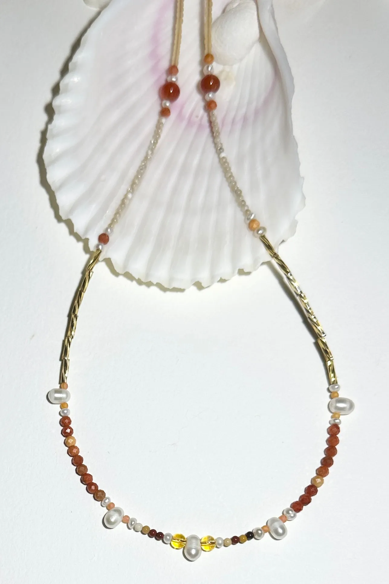 Necklace Pearl Cay Terra