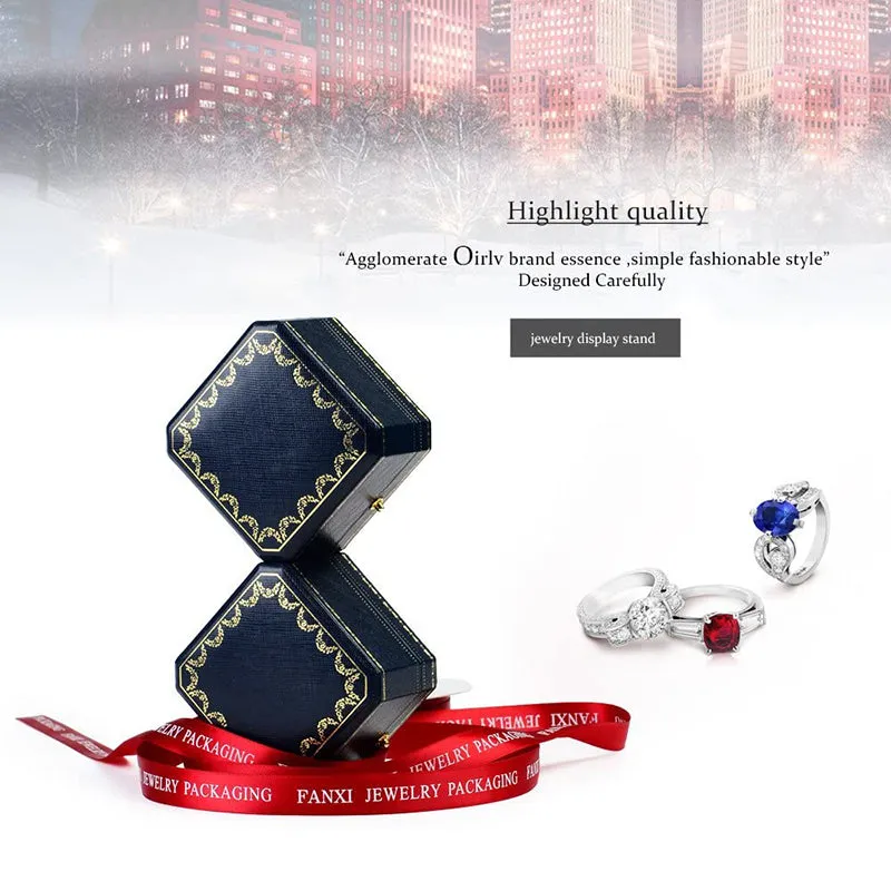 Noble Octagonal Engagement Ring Box H04101