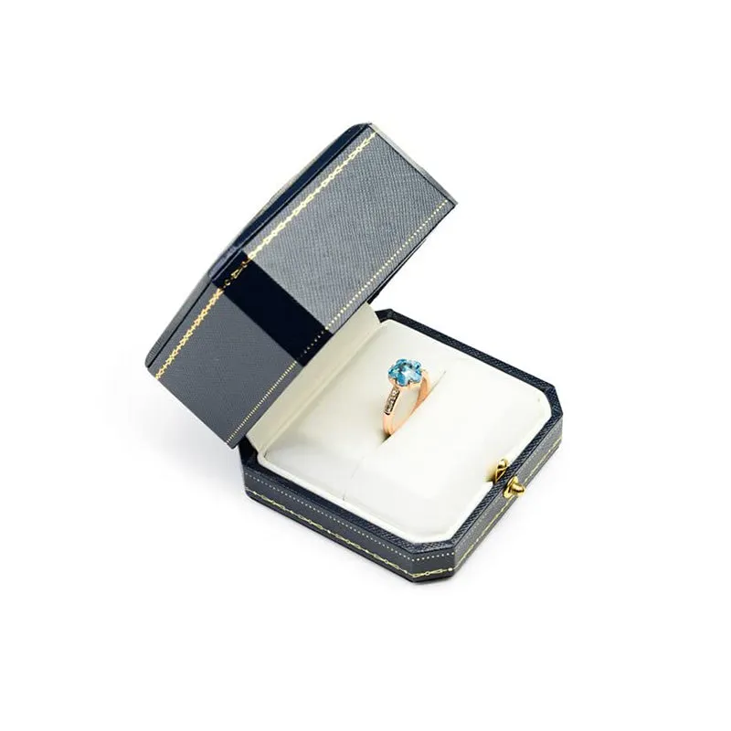 Noble Octagonal Engagement Ring Box H04101
