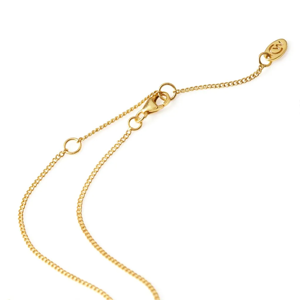 November Birthstone Charm Necklace - Citrine