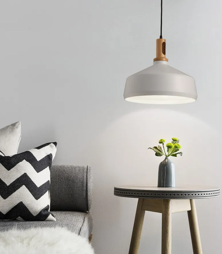 Olov Wood Top Scandinavian Style Pendant