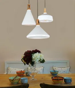 Olov Wood Top Scandinavian Style Pendant
