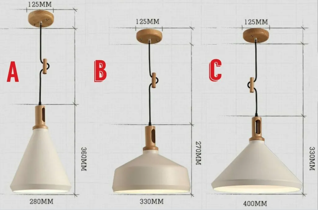 Olov Wood Top Scandinavian Style Pendant