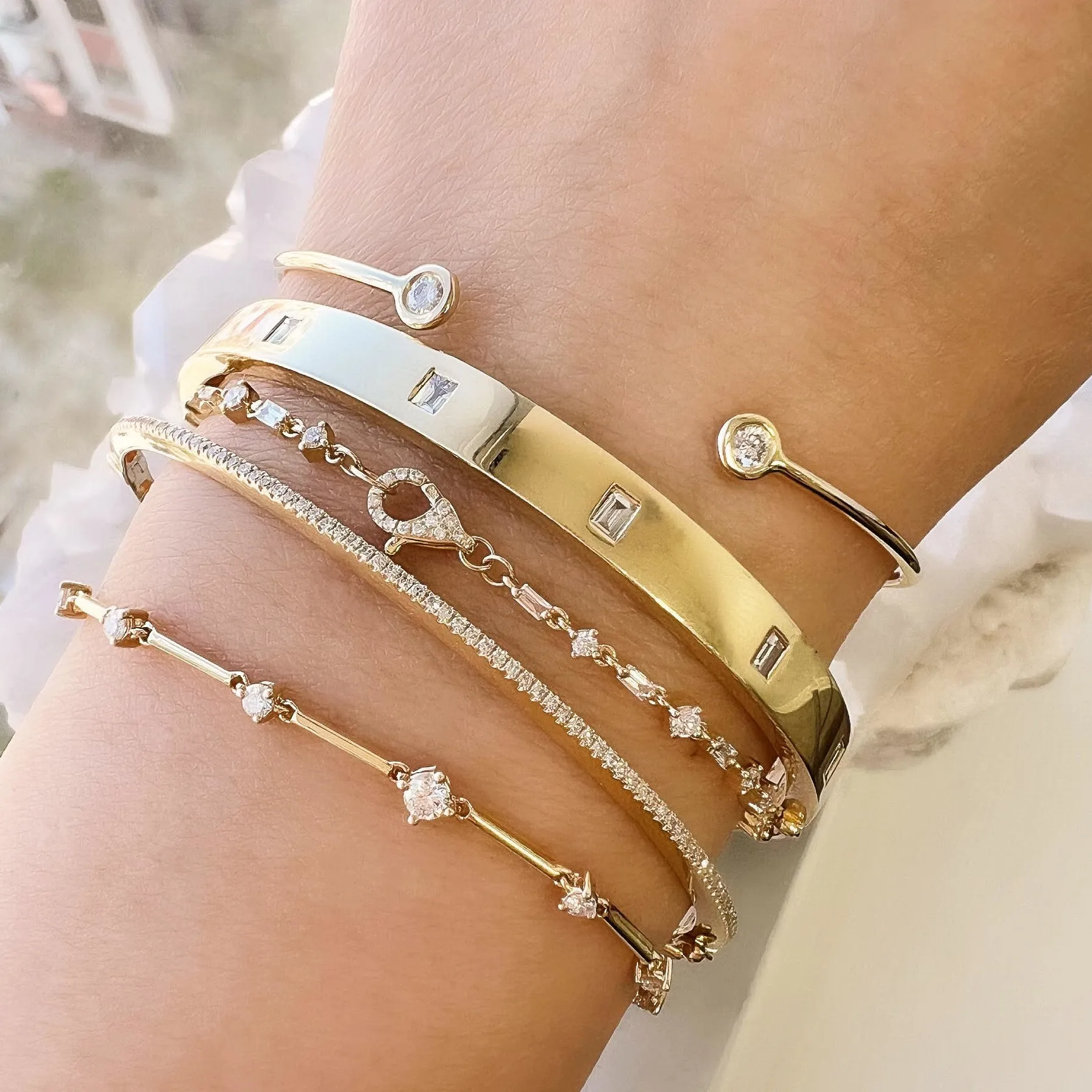Open Bezel Cuff