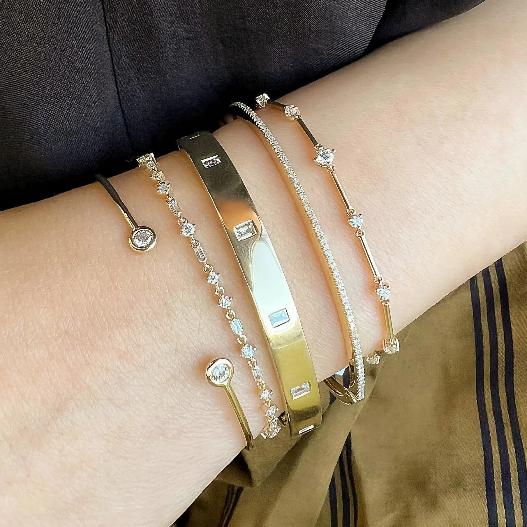 Open Bezel Cuff