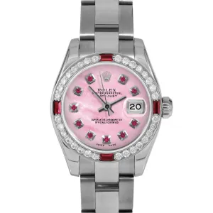 Rolex Datejust 26mm | 179174-PMOP-RBY-AM-4RBY-OYS