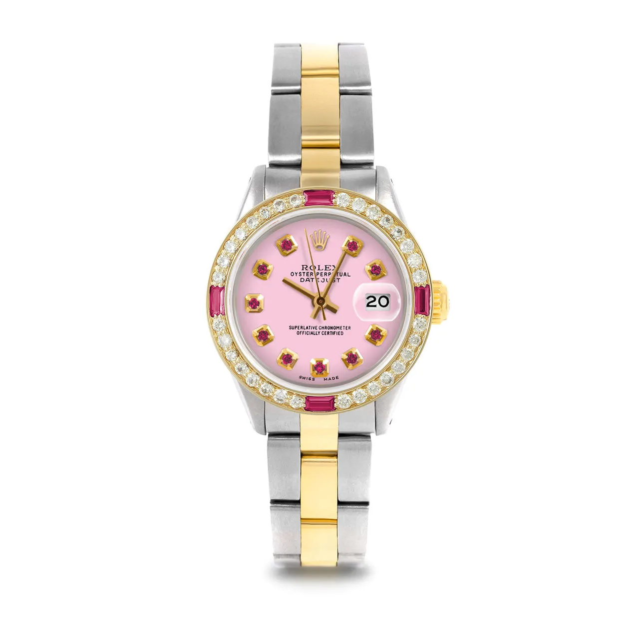 Rolex Datejust 26mm | 6917-TT-PNK-RBY-AM-4RBY-OYS