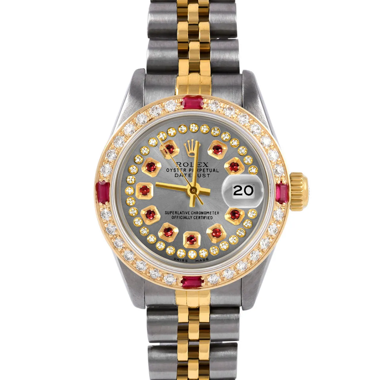 Rolex Datejust 26mm | 6917-TT-SLT-STRR-4RBY-JBL