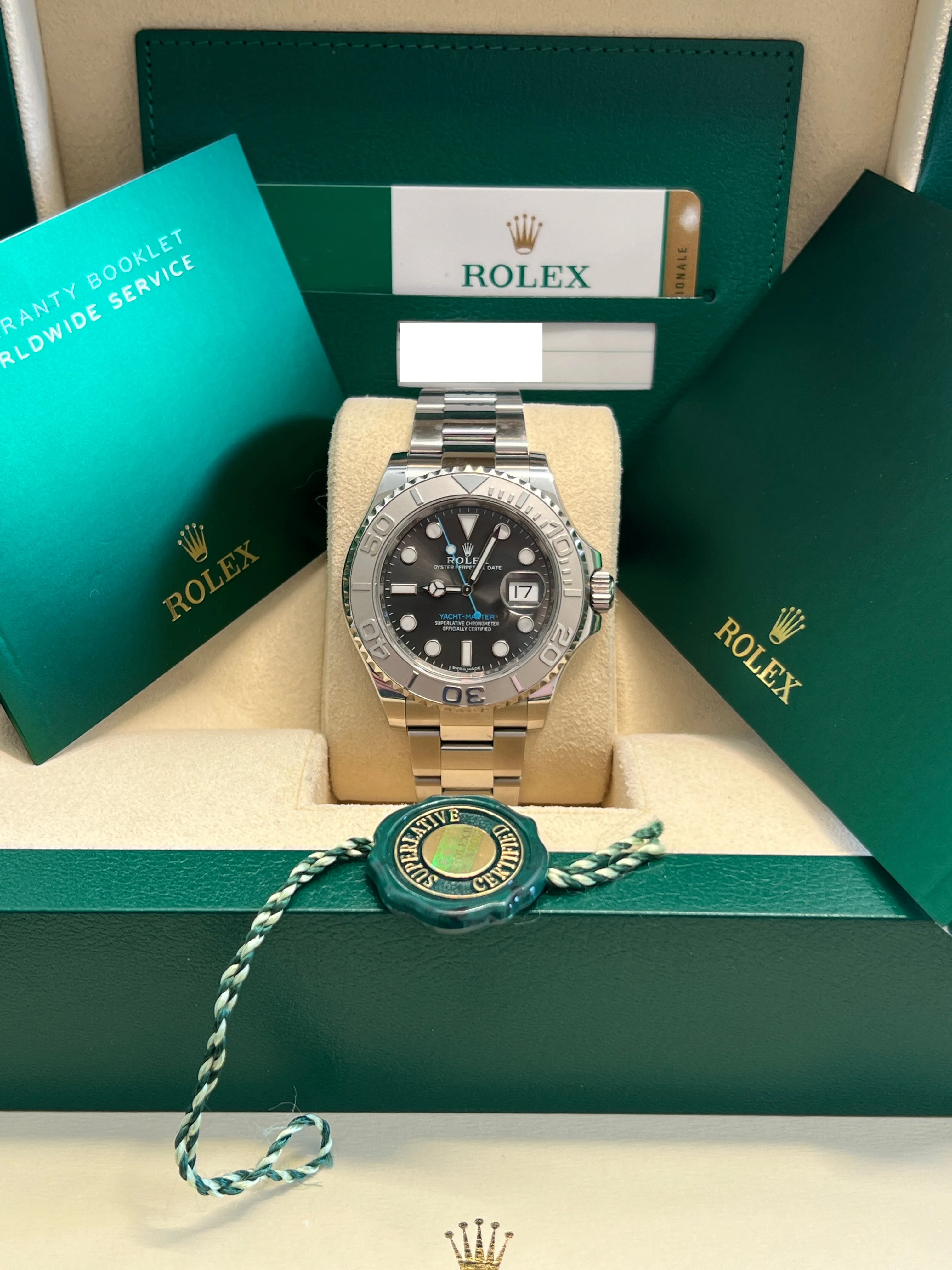 Rolex - Pre-owned Yacht-Master 40mm 116622 Rhodium Dial