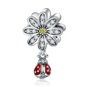 Sterling Silver Drop Flower