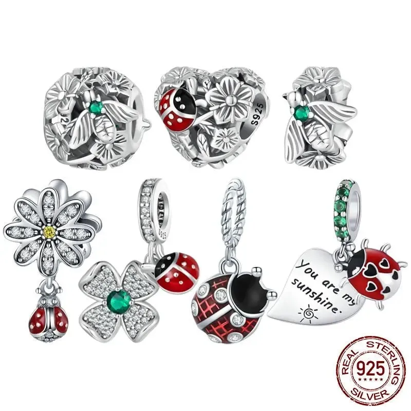 Sterling Silver Drop Flower