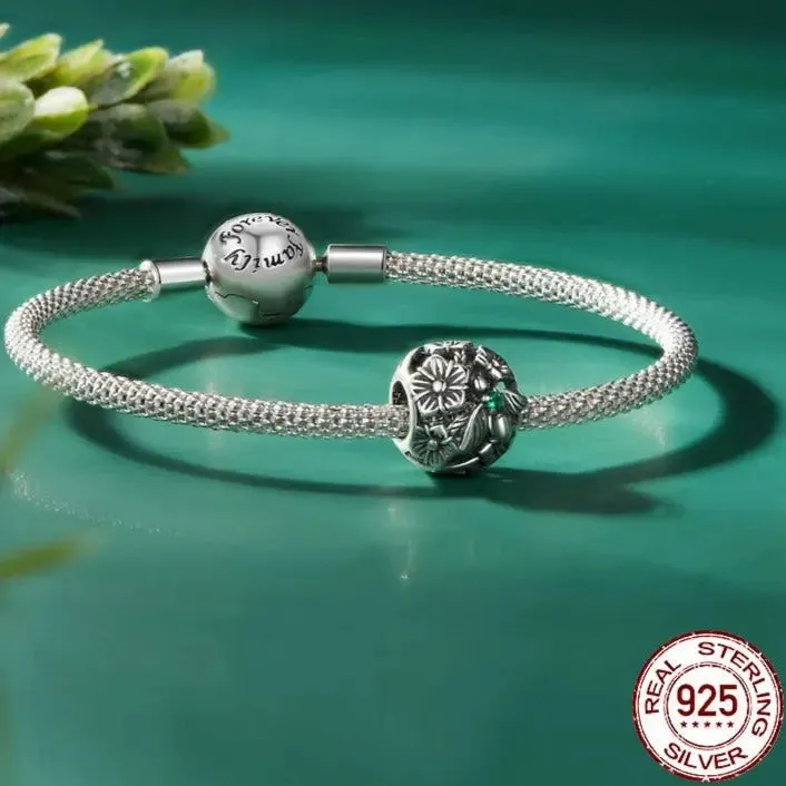 Sterling Silver Drop Flower