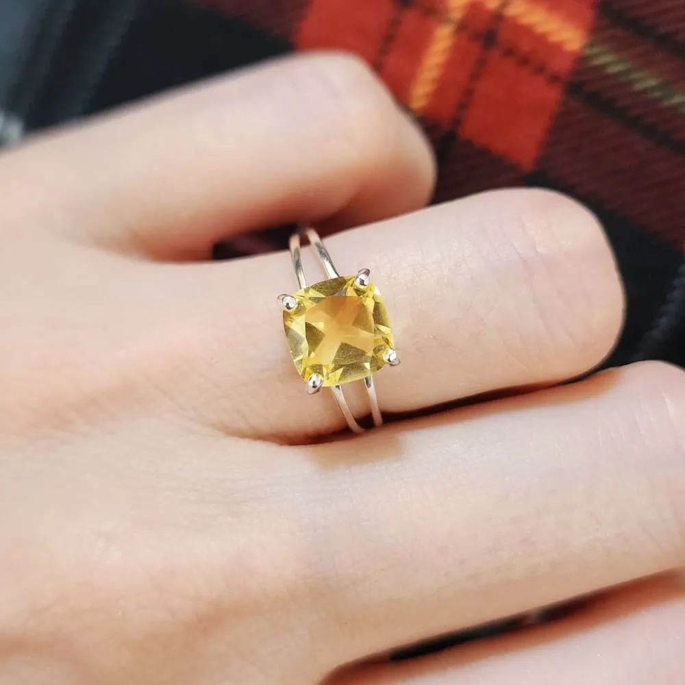 The Asher - Lab Brilliant Citrine