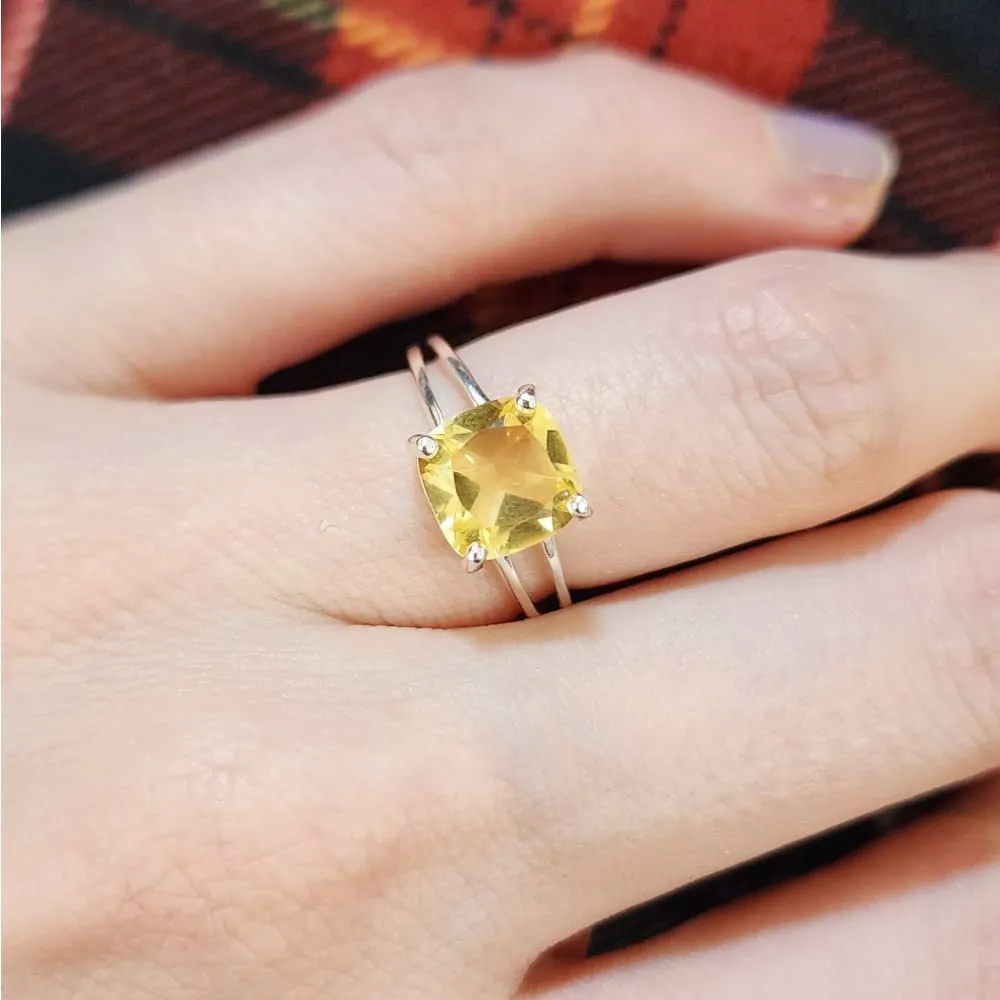 The Asher - Lab Brilliant Citrine