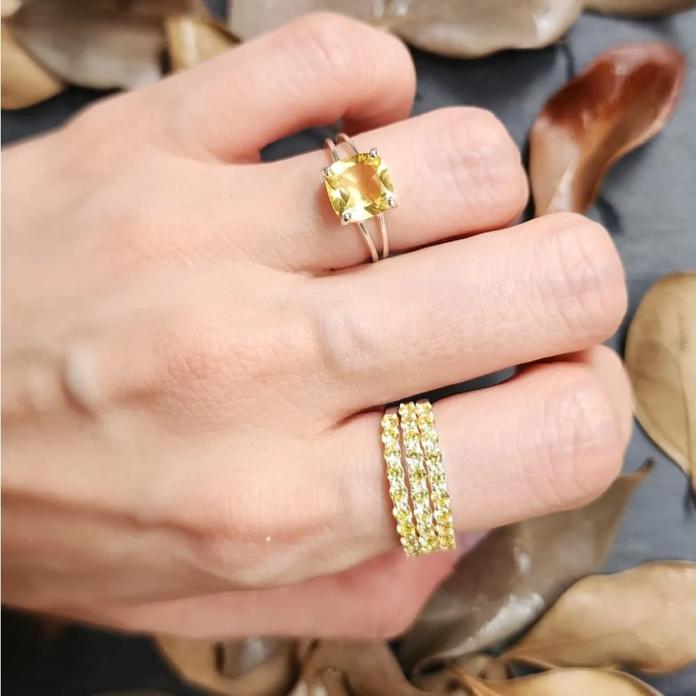 The Asher - Lab Brilliant Citrine