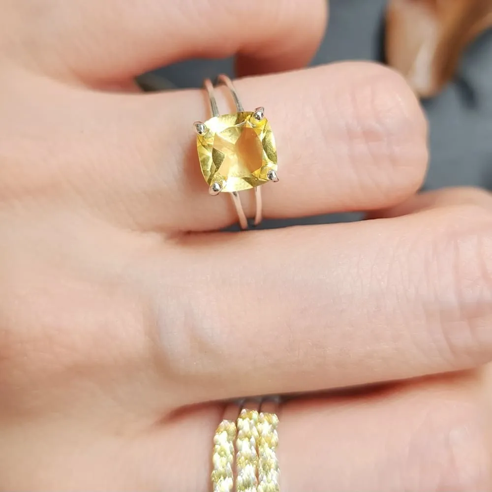 The Asher - Lab Brilliant Citrine