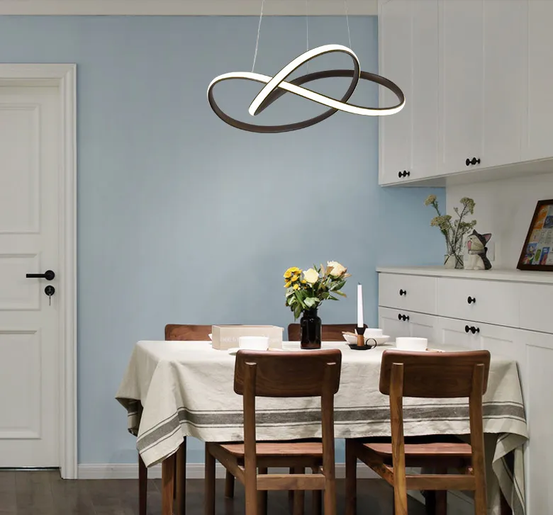 Stylish Modern Artistic Circular Wave Pendant Ceiling Light Fixture