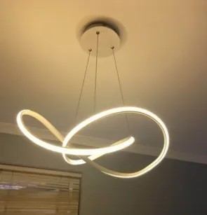 Stylish Modern Artistic Circular Wave Pendant Ceiling Light Fixture