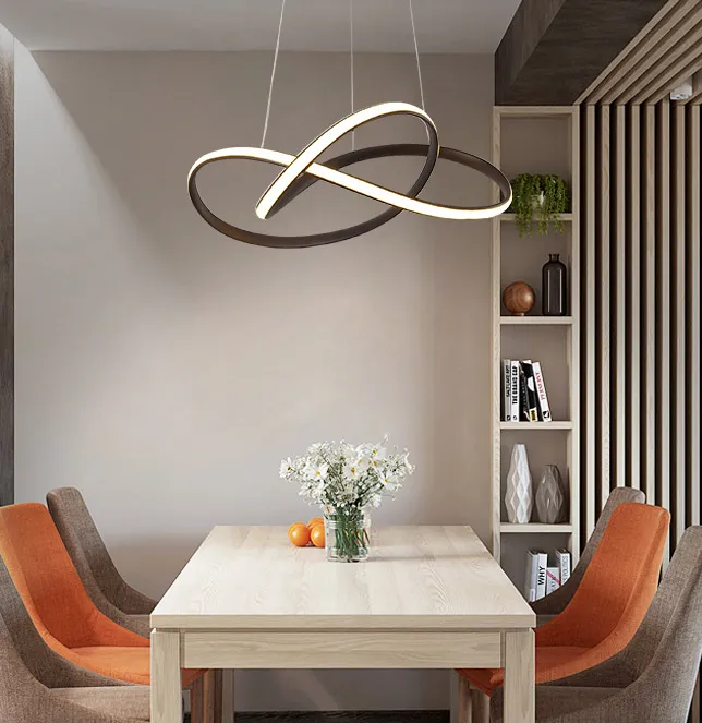Stylish Modern Artistic Circular Wave Pendant Ceiling Light Fixture
