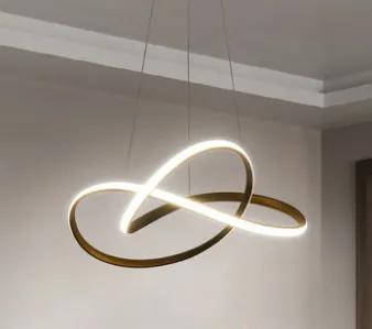 Stylish Modern Artistic Circular Wave Pendant Ceiling Light Fixture