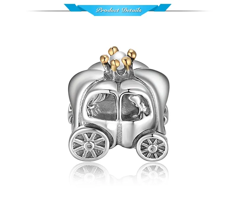 Vintage Car Beads 925 Sterling Silver