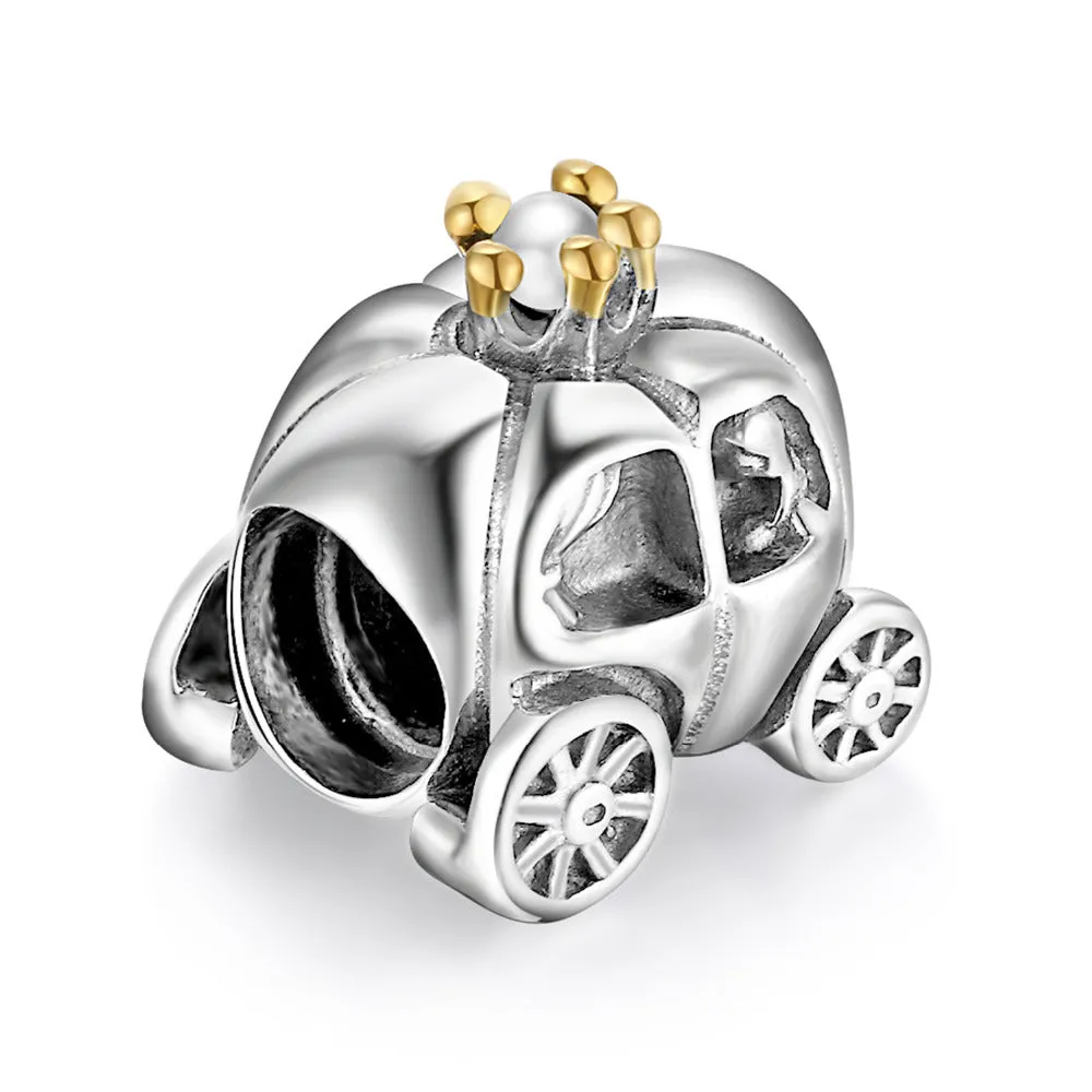 Vintage Car Beads 925 Sterling Silver